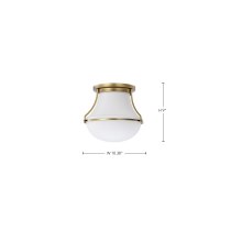 VALDORA 1 LIGHT 10" FLUSH - 60-7860
