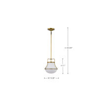 VALDORA 1 LIGHT 10" PENDANT - 60-7862