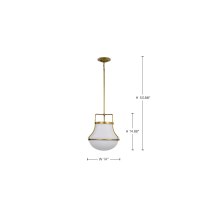 VALDORA 1 LIGHT 14" PENDANT - 60-7863