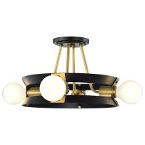 MARSDEN 4 LIGHT SEMI FLUSH - 60-7866