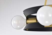 MARSDEN 4 LIGHT SEMI FLUSH - 60-7866