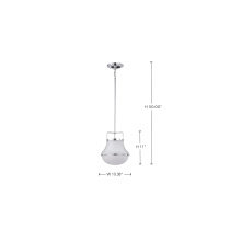 VALDORA 1 LIGHT 10" PENDANT - 60-7872