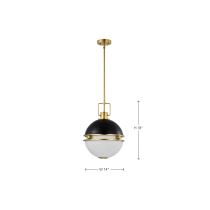 EVERTON 2 LIGHT 14" PENDANT - 60-7878