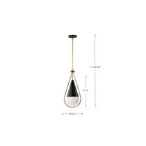 ADMIRAL 1 LIGHT 6" PENDANT - 60-7902
