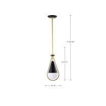 ADMIRAL 1 LIGHT 10" PENDANT - 60-7903
