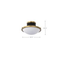 LAFAYETTE 1 LIGHT 14" FLUSH - 60-7905