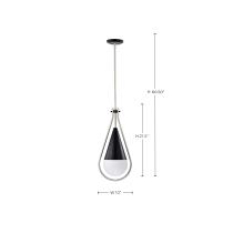 ADMIRAL 1 LIGHT 10" PENDANT - 60-7913
