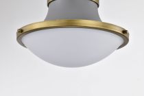 LAFAYETTE 1 LIGHT 14" FLUSH - 60-7915