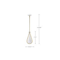 ADMIRAL 1 LIGHT 6" PENDANT - 60-7922