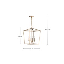 EMMA 4LT SM PENDANT - 60-7931