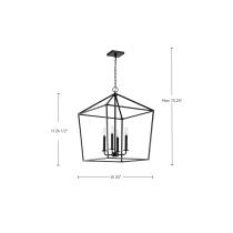 EMMA 4LT LG PENDANT - 60-7942