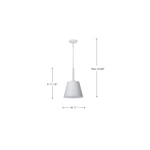 ALEXIS 1LT SM PENDANT - 60-7949