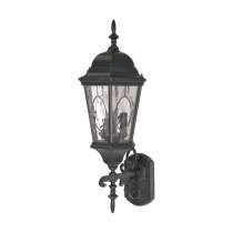 WALL LANTERN FORDHAM TEX BLACK - 60-795