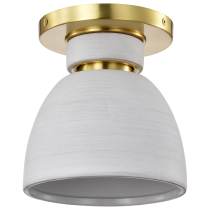 COLLINS 8" CERAMIC FLUSH MOUNT - 60-8001