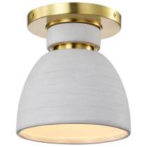 COLLINS 8" CERAMIC FLUSH MOUNT - 60-8001