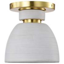 COLLINS 8" CERAMIC FLUSH MOUNT - 60-8001