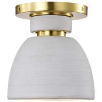 COLLINS 8" CERAMIC FLUSH MOUNT - 60-8001