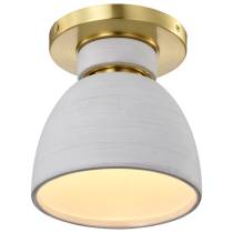 COLLINS 8" CERAMIC FLUSH MOUNT - 60-8001