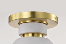 COLLINS 8" CERAMIC FLUSH MOUNT - 60-8001