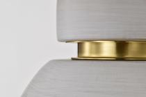 COLLINS 8" CERAMIC FLUSH MOUNT - 60-8001