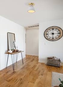 COLLINS 8" CERAMIC FLUSH MOUNT - 60-8001