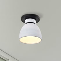 COLLINS 8" CERAMIC FLUSH MOUNT - 60-8011