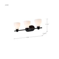 RUSSEL 3 LIGHT VANITY - 60-8023