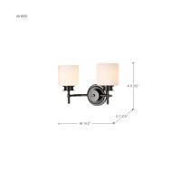 WARREN 2 LIGHT VANITY - 60-8032