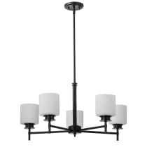 WARREN 28" 5 LIGHT CHANDELIER - 60-8038