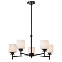 WARREN 28" 5 LIGHT CHANDELIER - 60-8038