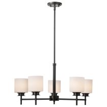 WARREN 28" 5 LIGHT CHANDELIER - 60-8038