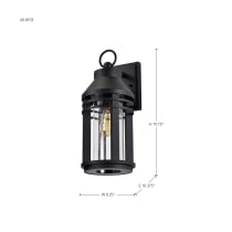 WILTON 1 LIGHT LG WALL LANTERN - 60-8103