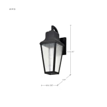 LAWRENCE 1 LT MD WALL LANTERN - 60-8132