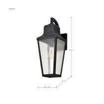 LAWRENCE 1 LT LG WALL LANTERN - 60-8133