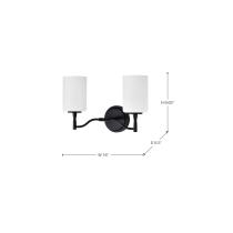 LIAM 2 LIGHT VANITY - 60-8212