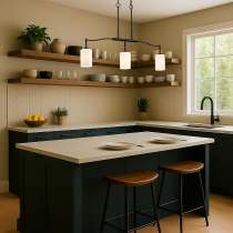 LIAM 3 LIGHT ISLAND PENDANT - 60-8218