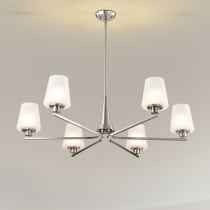 LUNE 6 LIGHT CHANDELIER - 60-8226