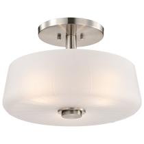 LUNE 3 LIGHT SEMI FLUSH - 60-8229