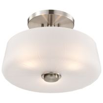 LUNE 3 LIGHT SEMI FLUSH - 60-8229