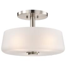 LUNE 3 LIGHT SEMI FLUSH - 60-8229
