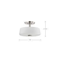 LUNE 3 LIGHT SEMI FLUSH - 60-8229