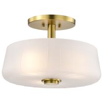 LUNE 3 LIGHT SEMI FLUSH - 60-8239
