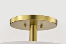 LUNE 3 LIGHT SEMI FLUSH - 60-8239