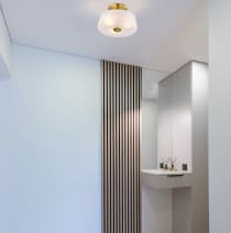 LUNE 3 LIGHT SEMI FLUSH - 60-8239