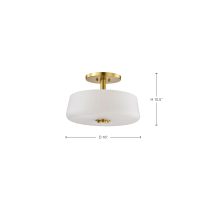LUNE 3 LIGHT SEMI FLUSH - 60-8239