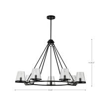 VALENTINE 7 LIGHT CHANDELIER - 60-8259