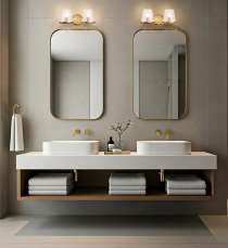 VALENTINE 2 LIGHT VANITY - 60-8262