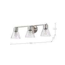 GIANNA 3 LIGHT VANITY - 60-8333
