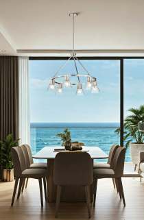 GIANNA 6 LIGHT CHANDELIER - 60-8335