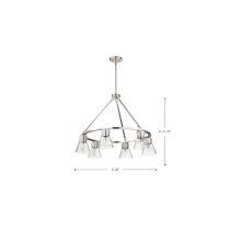GIANNA 6 LIGHT CHANDELIER - 60-8335